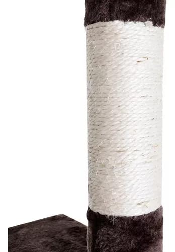 Arranhador Para Gatos 3 Bases Casa Marrom Cat House - Meemo