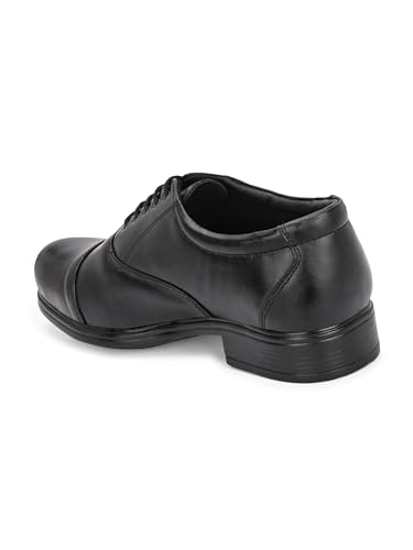 Image of Server Men's Oxford Shoe || Uniform Dress Shoe || Black Formal Shoes || Office Shoes Hand Made || Police Shoes Leather Lace Up Oxford Shoe