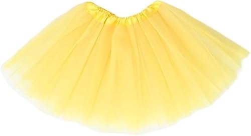 A Liittle Tree Women's Yellow - New Girls Tutu Skirts Dress Up Fancy Dress Party Hen Party (Yellow)