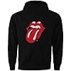 The Rolling Stones Men's Classic Tongue (Back Print) Regular Fit Crew Neck Long Sleeve Hoodie, Blue (Navy Navy), Large (Manufacturer Size:Large) #2