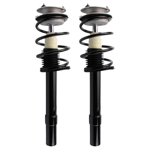 Image of TRQ Front Driver and Passenger Side Strut and Spring Assembly Set | For 04-07 BMW 525i without Dynamic Drive 04-07 530i without Dynamic Drive 08-10 528i