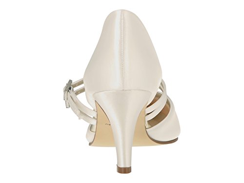 Rainbow Club Brautschuhe Misty – Ivory Satin Pumps für die Hochzeit