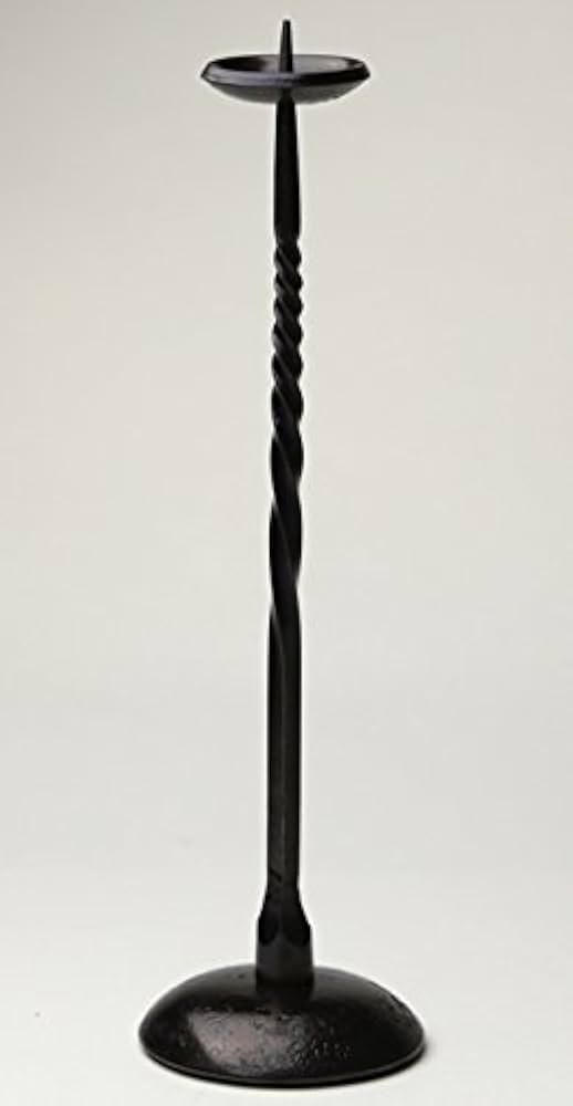 Amazon｜和ろうそく 浄灯燭台 ネジリ 鍛冶工房弘光 ろうそく立て