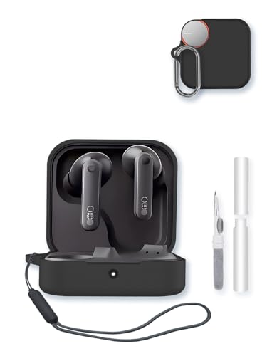 �V���R���P�[�X CMF by Nothing Buds 2 True ���C�����X�C���z���A�N���[�j���O�L�b�g�ƃ������[�h �\�t�g�ی�ϏՌ��J�o�[ CMF by Nothing Buds 2�Ή� - �u���b�N