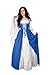 Produktbild Mythic Renaissance Mittelalterliches Irisches Kostüm über Kleid und cremefarbenes Unterkleid - Blau - XX-Large/XXX-Large
