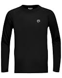 Boys UPF 50+ Swim Shirt Long Sleeve, 1 or 2 Pack UV Sun Protection Rash Guard, Youth Kids SPF Water Shirts for Beach Surf