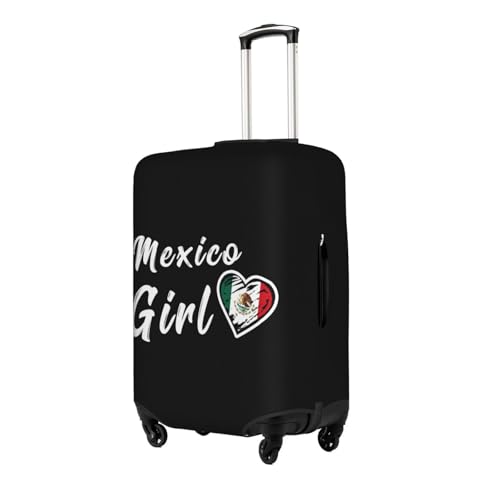 Travel Luggage Cover Mexico Mexican Girl Heart Fashion Washable Baggage Suitcase Protector Fit For Luggage Large2