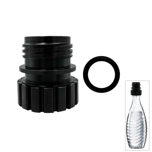 GAOHOU Adattatore per bottiglia di vetro Soda Stream 0,7 litri Adattatore a connessione rapida per Duo Terra Sodasteam Maker
