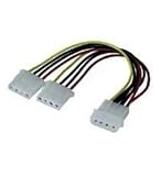 Wewnętrzny kabel Y 5.25 wtyczka na 2 x złącze 0,16 m