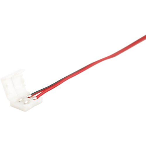 ABI 10mm 6-Inch 2-Wire Solderless Flexible Coupler for 5050 LED Strip Light PCB (50-Pack)
