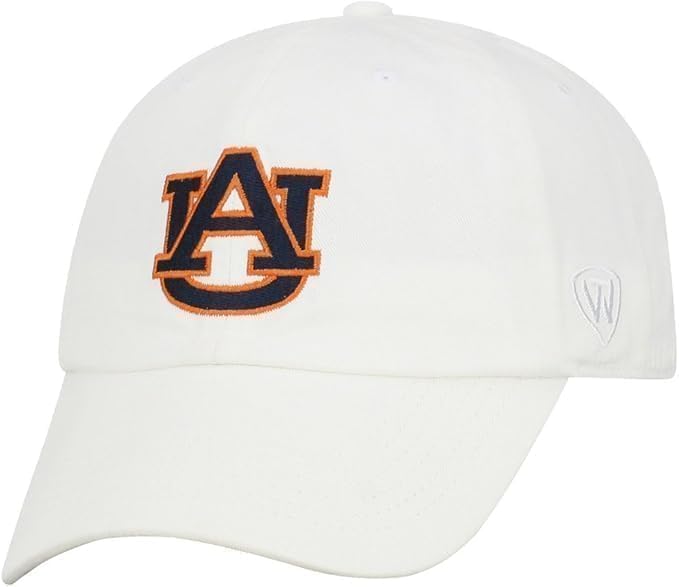 Collegiate White Team Color Adjustable Hats
