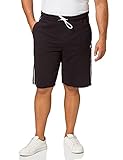 Bolsillos laterales. Champion Seasonal American Tape Shorts Pantalones Cortos, Negro (Black), S para Hombre