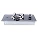 VIDI GR-B002 1 Burner LPG RV Caravan RV Cooktop Stove with Tempered Glass Lid, 7.9