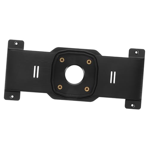 Image of Rear Camera Mounting Bracket Black Plastic Adjustable Angle | Rear View Mirror Back Plate Fit, Interior Car Use, Prevents Accidental Drops and Keeps View