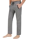 【pantalones hombre casual】: Tejido: 60% algodón, 40% elastano. Es un estupendo pantalón, muy cómodo, suave y ligero que te permite facilidad de movimientos en el día a día, ya sea haciendo deporte o para relajarte en el hogar. También puedes usarlo como pantalón de pijama.