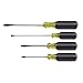 Precision Screwdriver Set with (1) Phillips, (2) Keystone, and (1) Cabinet Tip, 4 Piece Klein Tools 85105