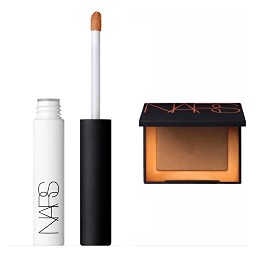 Nars Tinted Smudge Proof Eyeshadow Base Medium Dark 0.28Oz / 8G (Full Size) + Laguna Bronzer (Mini Size) #TOP16