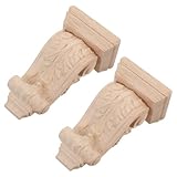 Installation facilitée : conçus pour pose simple, ces doubles corbels permettent d'améliorer l'aspect visuel de votre espace sans complexité, offrant une solution élégante pour valoriser vos murs et étagères