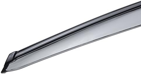 WellVisors Window Visors Wind Deflectors Compatible with Mercedes-Benz X164 GL-Class 2007-2012 with Black Trim Rain Guards 3-847MB005