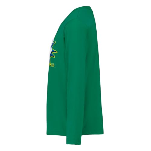 Image of Under Armour Boys' Long Sleeve Logo Graphic T-Shirt, Lightweight & Breathable, Relaxed Fit