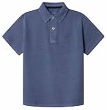 Pepe Jeans Polo Logan pour garçon, Bleu (Beat Blue), 14