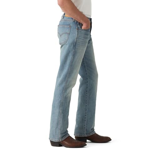 Levi's Men's 537 Western Bootcut Jeans, Running Early (Stretch), 34Wx34L Standard
