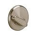 Schlage B81619 Satin Nickel Single Sided Residential Deadbolt with Thumbturn and Outside Trim Plate from The B-Series