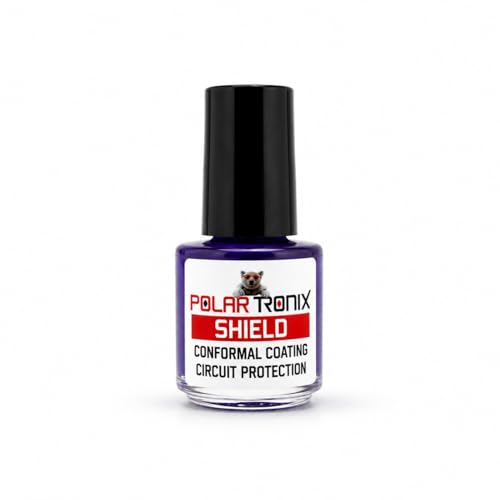 Liquid Metal Shield - Conformal Coating - Circuit Protector, 5ml, Blue, Circuit Component Protection, Made in USA - Protects Components from Liquid Metal Thermal Paste