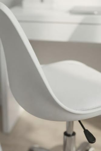 Regalos Miguel - Silla De Oficina Blanca Neo - Máxima Ergonomía - Ideal Para Escritorio Y Gaming