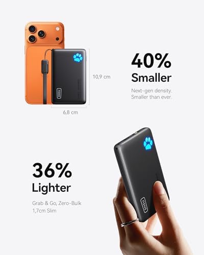 INIU 45W Fast Charging Power Bank, Smaller 10000mAh Travel Portable Charger - 1