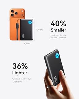 INIU 45W Power Bank, Ultra Slim 10000mAh Portable Charger Fast Charging, Flight-Safe Battery Pack, Mobile Phone Portable Power Banks, Travel Essential for iPhone 17 16 15 Samsung S22 Google iPad etc