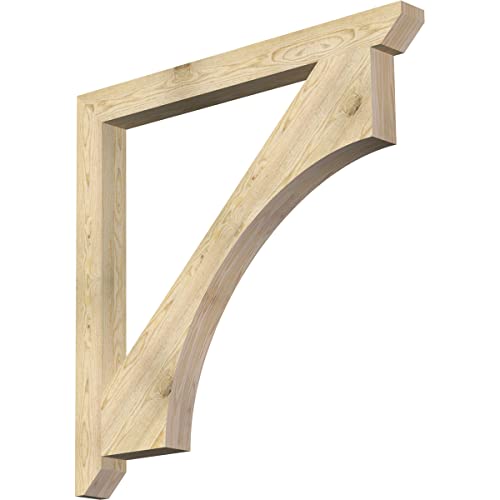 4"W x 46"D x 46"H Westlake Slat Rough Sawn Bracket, Douglas Fir