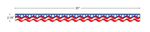Teacher Created Resources Patriotic Border Trim (TCR4158)