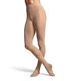 Bloch Dance Women's Contour Soft Adaptatoe Tights, Bloch Tan, Small/Medium