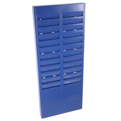 FOYTOKI Flexible Cards Storage Shelf 24 Grid Wall-Mounted Holder Pp Material Office School Cardholder Random