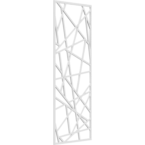 Image of 25 3 /8 inchW x 64 3 /8 inchH x 3 /8 inchT Conway Decorative Fretwork Wall Panels in Architectural Grade PVC