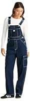 Lee Women's Utility Cargo Overalls, Indigo Rinse, 6