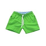 pantaloncini da bagno uomo asciugatura veloce calzoncini da bango mare beach costume da bagno fodera rete con taschino e coulisse trunks (xxl,army green)