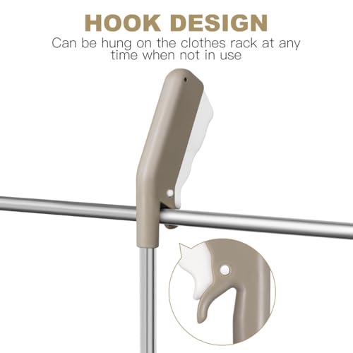LIFKOME Trash Clamp Rubbish Pick up Clip Stainless Steel Grabber Reach Tool for Sanitory Workers 16.33 in Reacher with Non-Slip Handle Thickened Rod for Easy Garbage Pickup by LIFKOME - Used condition - Image 7