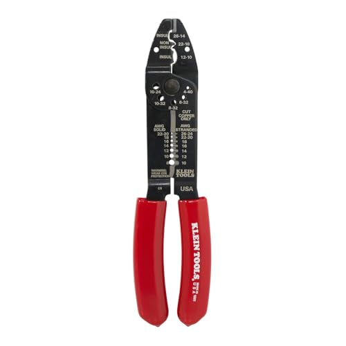 Klein Tools 1001 Multi Tool, Made in USA, Wire Stripper / Wire Cutter / Crimper for 8-22 AWG, Multi-Purpose Electrician Tool is 8.5-Inch Long by KLEIN TOOLS - Image 5