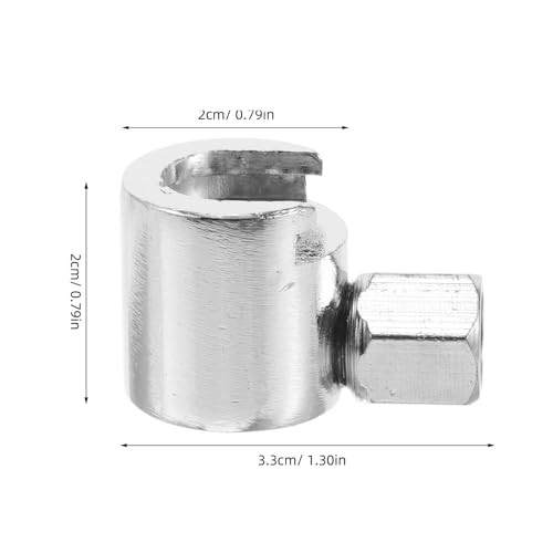 PRETYZOOM Coupleur De Graisse À Tête Bouton Raccord De Graissage Métal Pour Pompe À Graisse Remplacement Hydraulique Connexion Précise Et Rapide 1.30 X 0.79 X 0.79 in – vue 2
