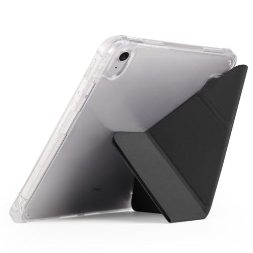 Étui rigide iPad 10 10.9 rabat cuir support intégré bleu clair - 6