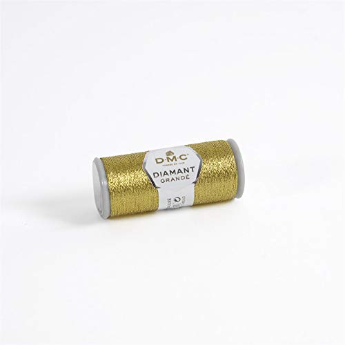 Hilos de bordar | Dmc Corporation Dmc Hilo Metálico Oro Oscuro, Talla Única, 381-G3852