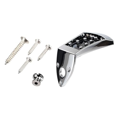 DYNWAVE Guitar Mandolin Tailpiece 8 Strings Portable Sturdy Professional Instrument Accessories Guitar Accessory for Christmas Gift