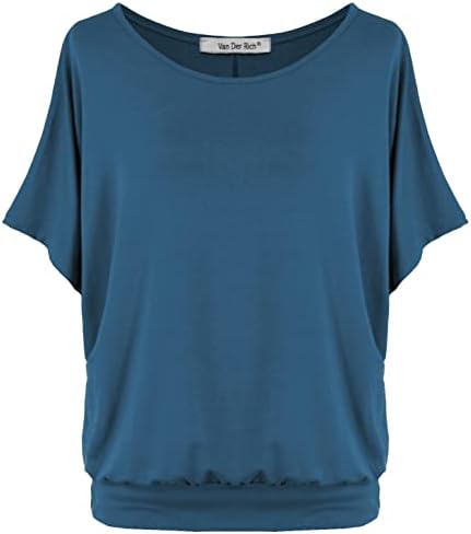 Van Der Rich ® - Oversize T-Shirt mit Fledermausärme - Damen