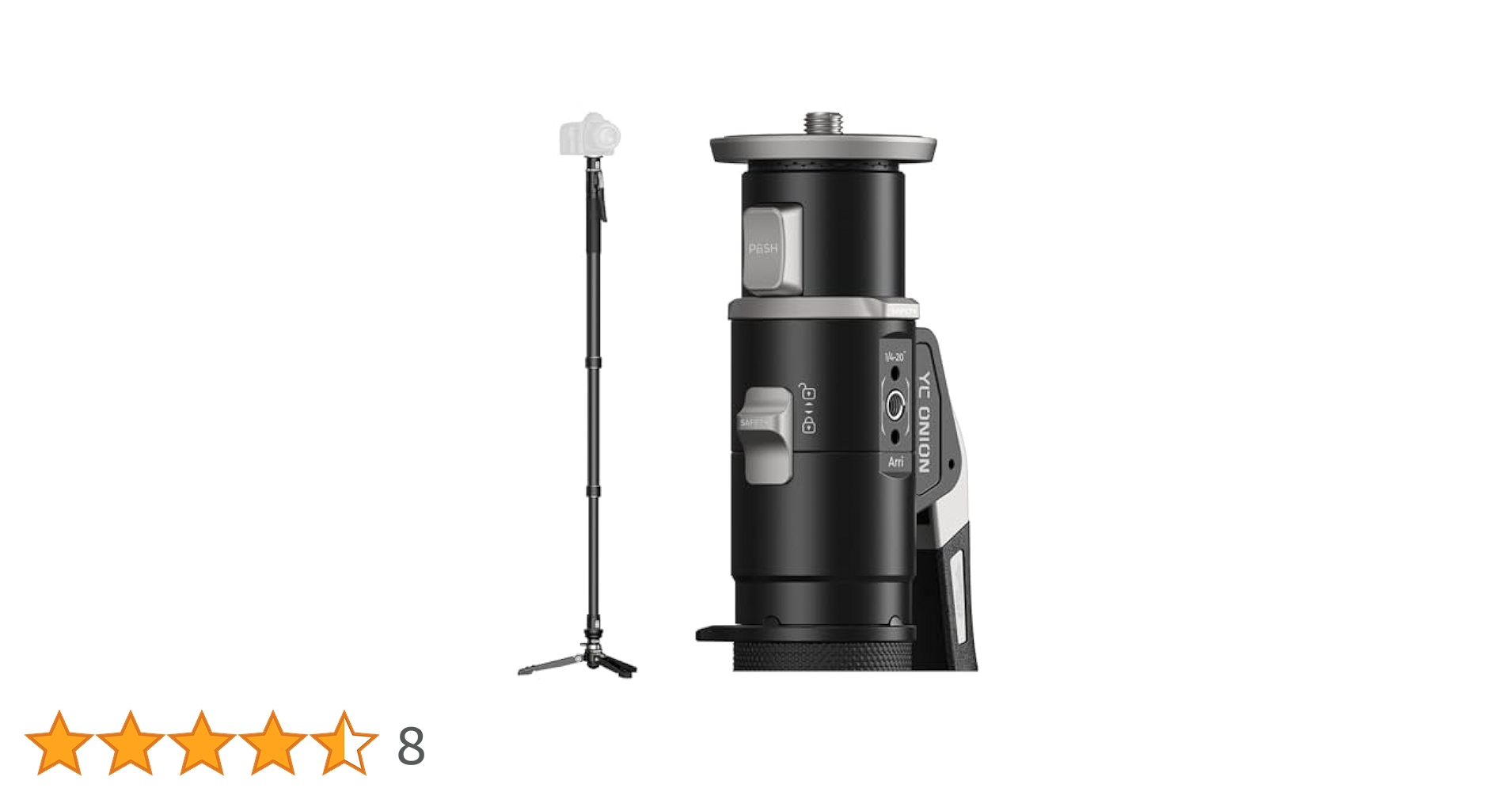 Amazon | YC Onion MQP162 PINETA Pro カーボンファイバー一脚