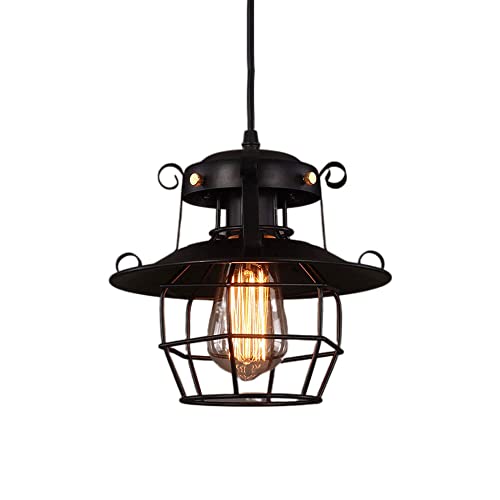 Suspension style campagnard E27 luminaire de plafond pour restaurant industriel et loft