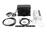 12V Car Air Conditioning Kit with Remote Control, 600W 500-2200W Cooling Capacity Split AC Unit for Trucks, Caravans, Excavators, RVs, Internal & External Units