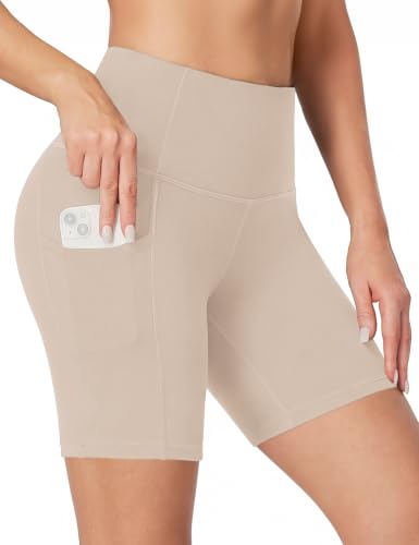 Image of Heathyoga Yoga Pants with Pockets Extra Soft Leggings with Pockets for Women Non See-Through High Waist Workout Leggings