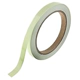 Phosphorescent adhesive tape consisting of a PET film coated on one side with acrylic adhesive.